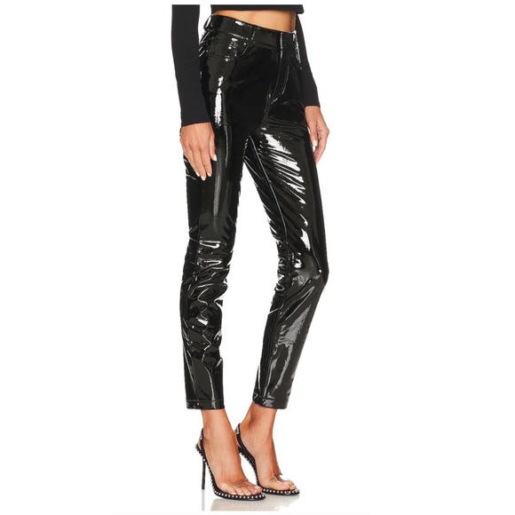 Commando Faux Patent Leather 5 Pocket Pant in Black
stretchy wet look high waist - Picture 2 of 4